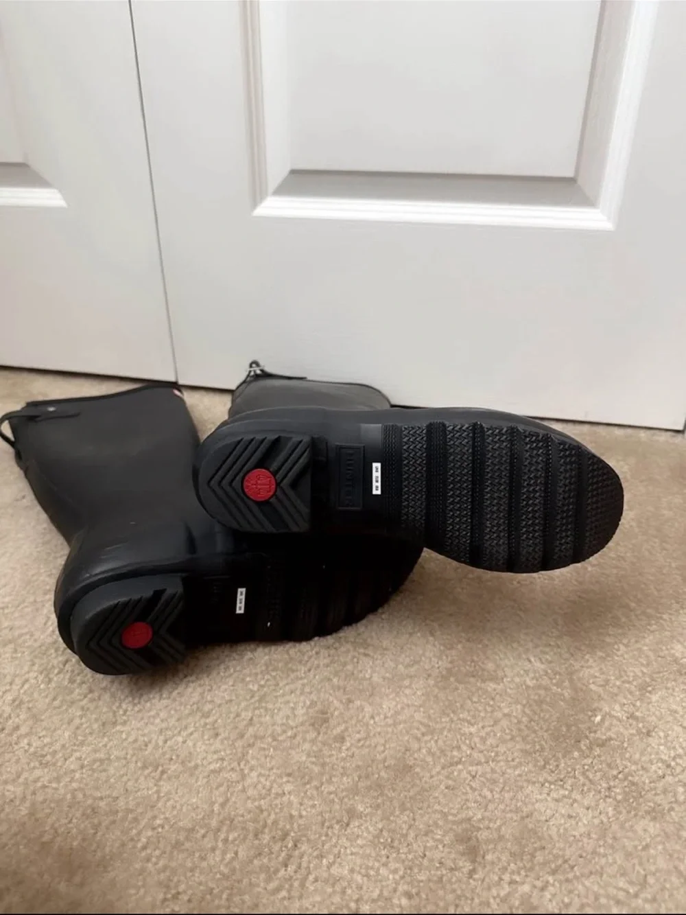 Hunter Black Knee-High Women's Rain Boots
